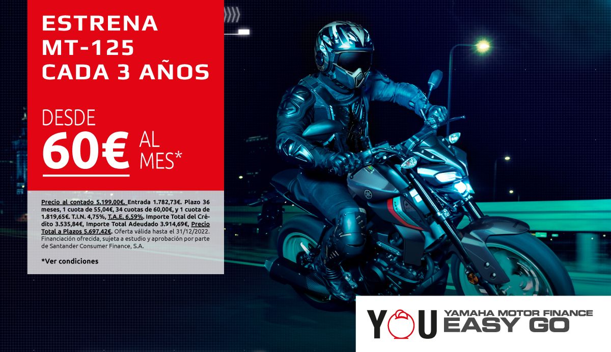 mt 125 por 60 euros