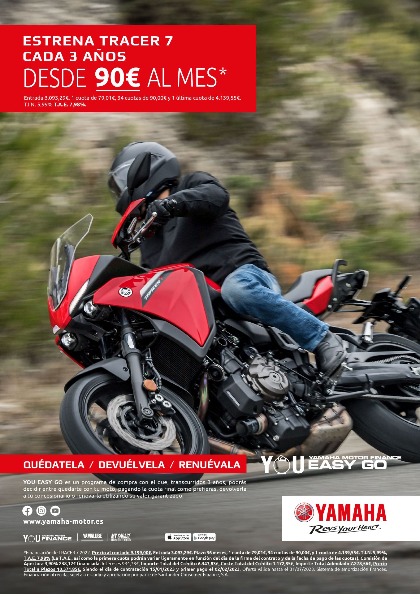 promocion yamaha tracer 7 2022